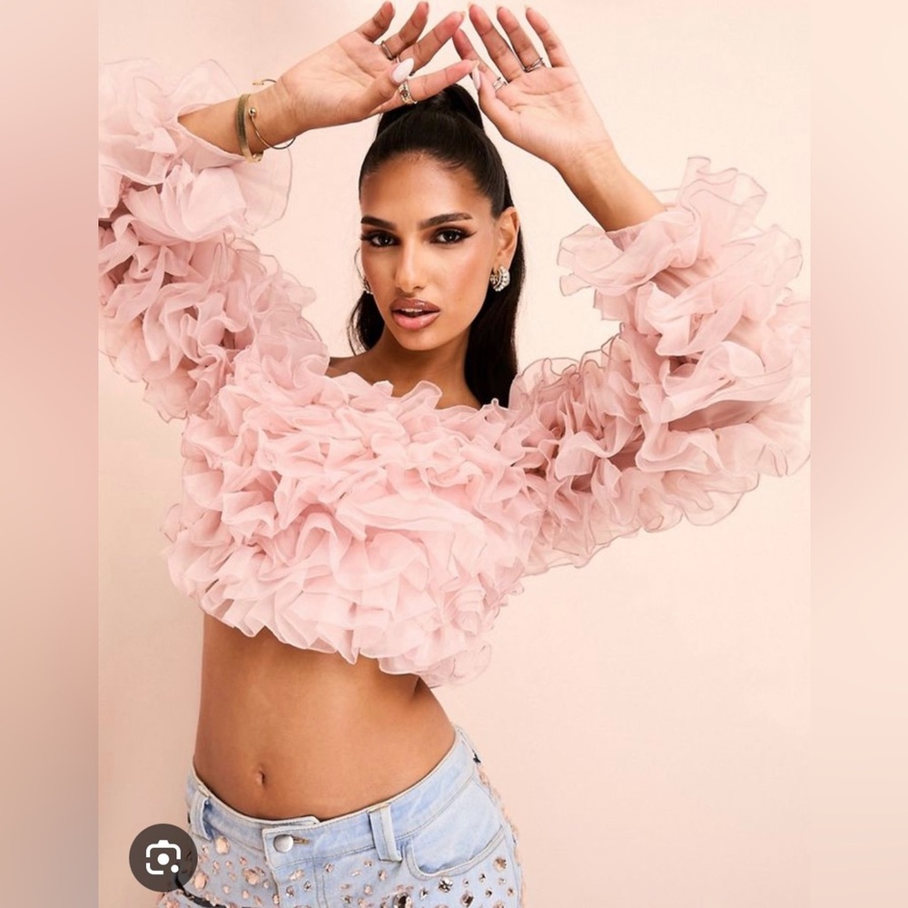 ASOS Blush Crop Top